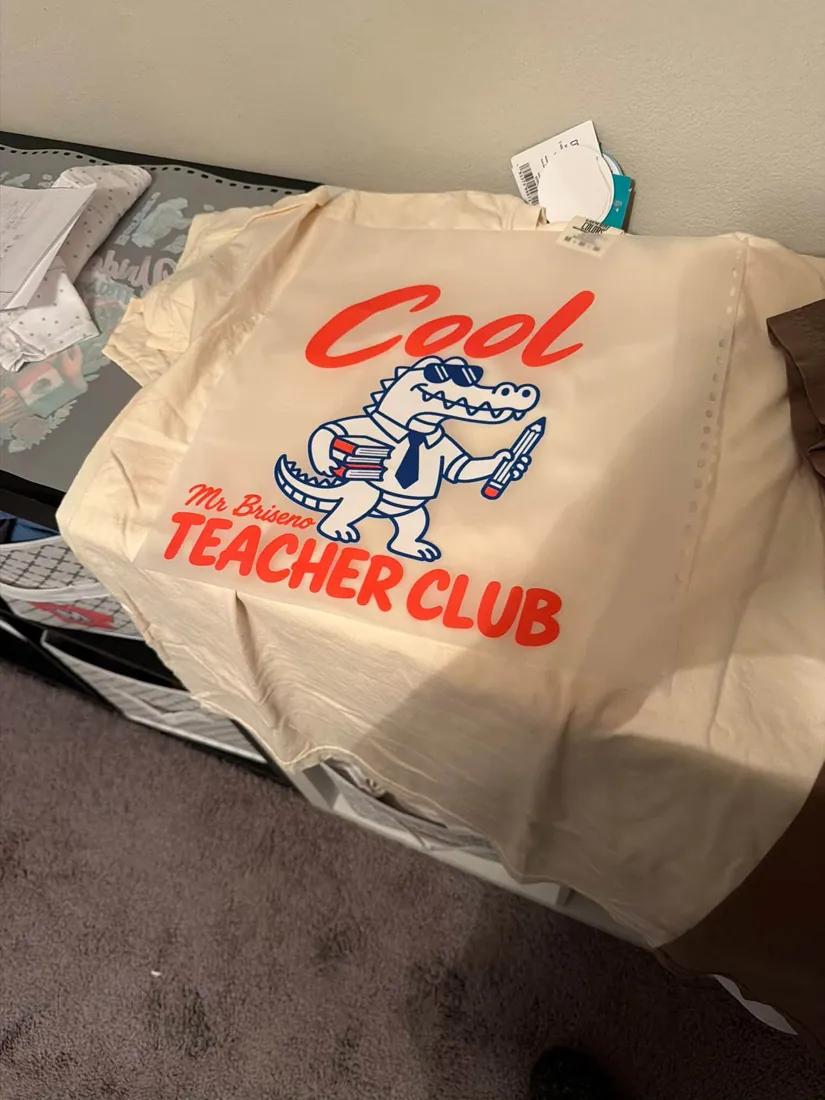 Custom shirt example